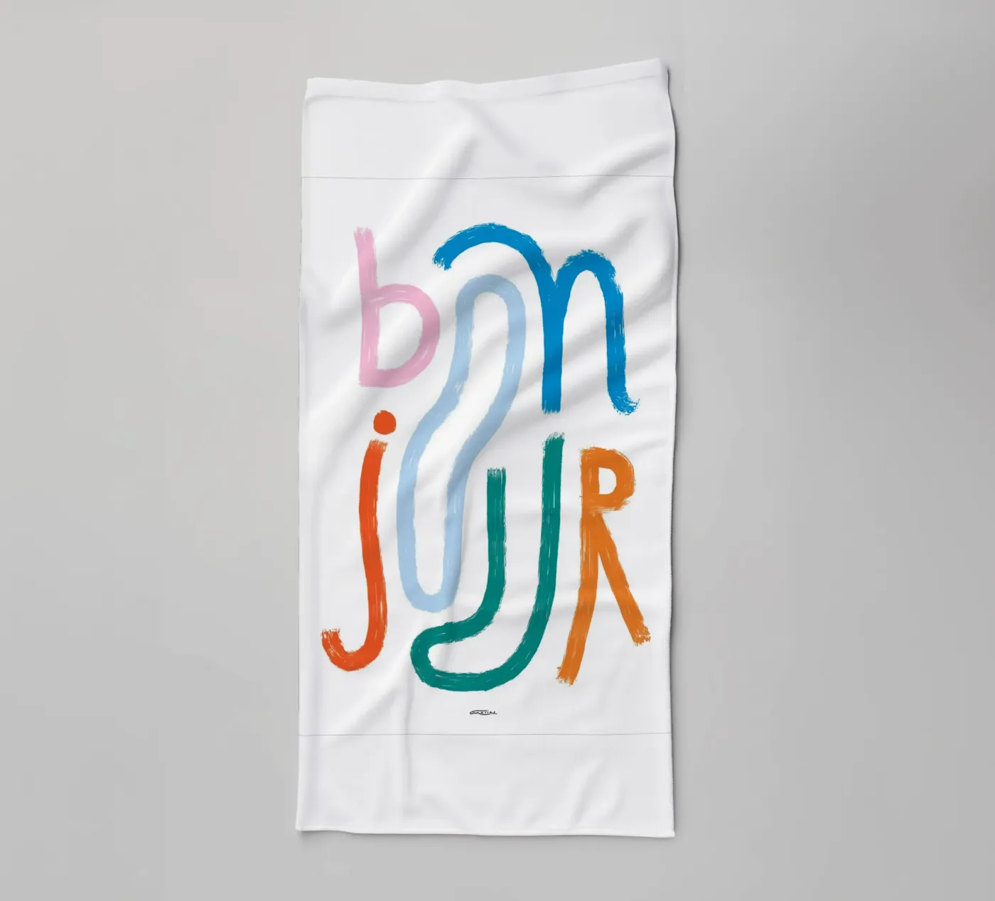 Hello towel by aaron Shop