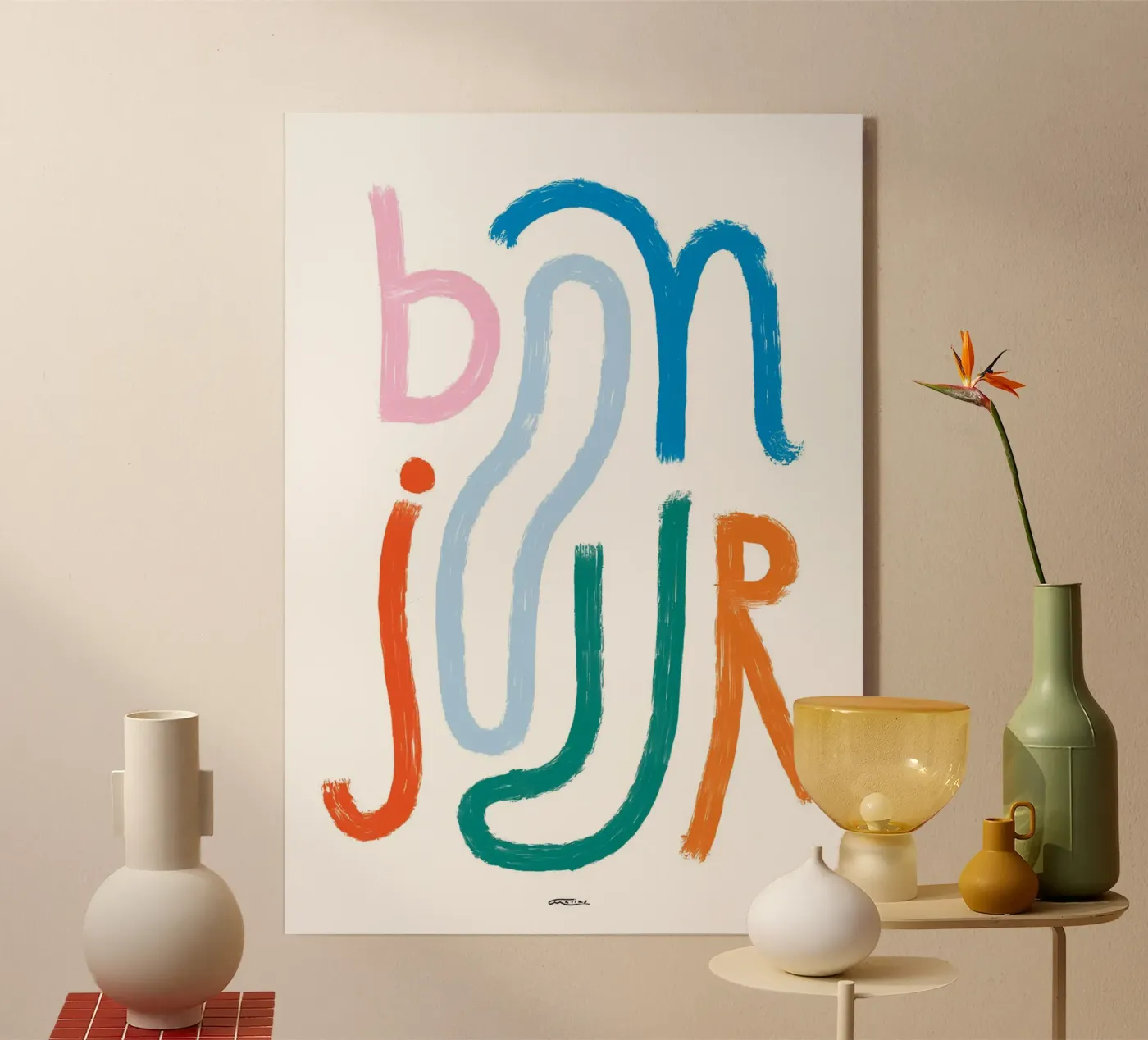 Hallo Acryl-Glas von aaron Shop