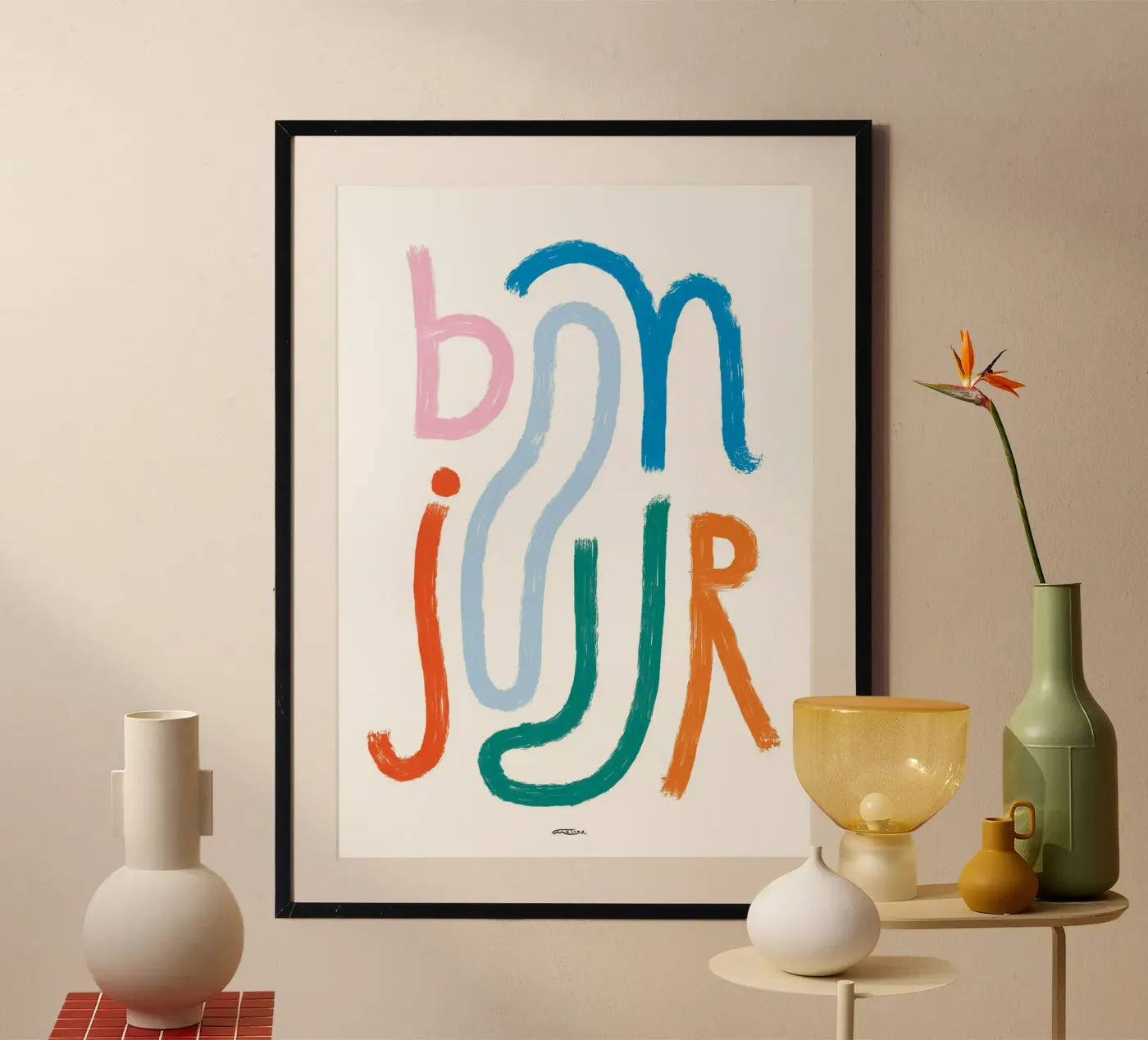 Hello poster by aaron Shop