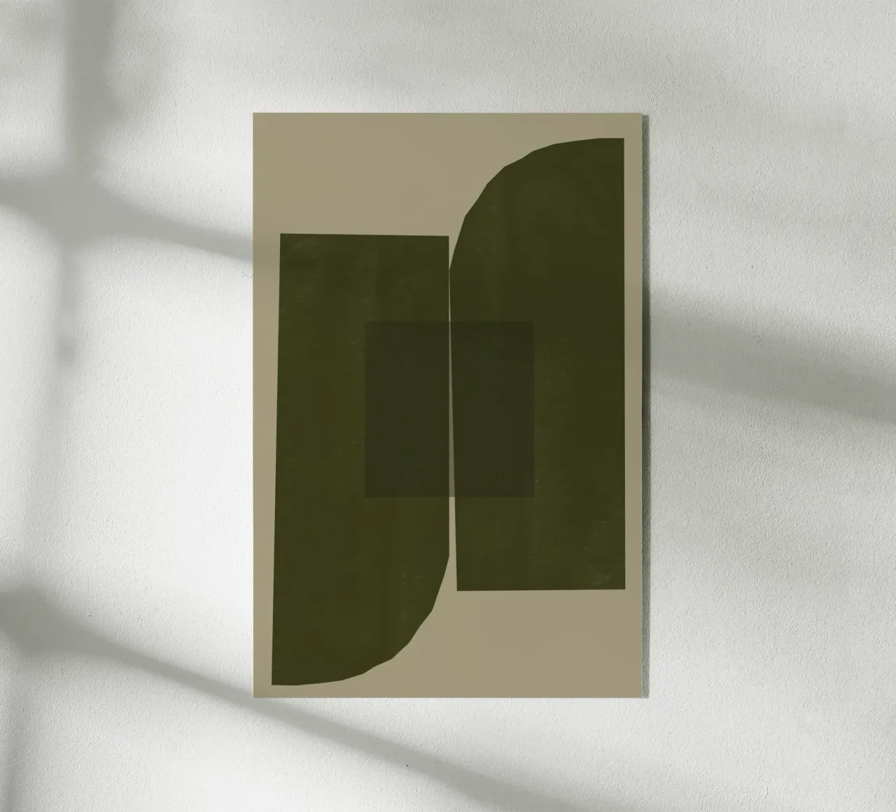 Forme geometriche scure di MIUUS STUDIO plexiglass da Pictufy Winter Warmth