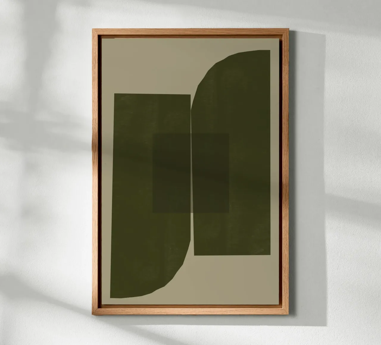 Forme geometriche scure di MIUUS STUDIO alluminio dibond da Pictufy Winter Warmth