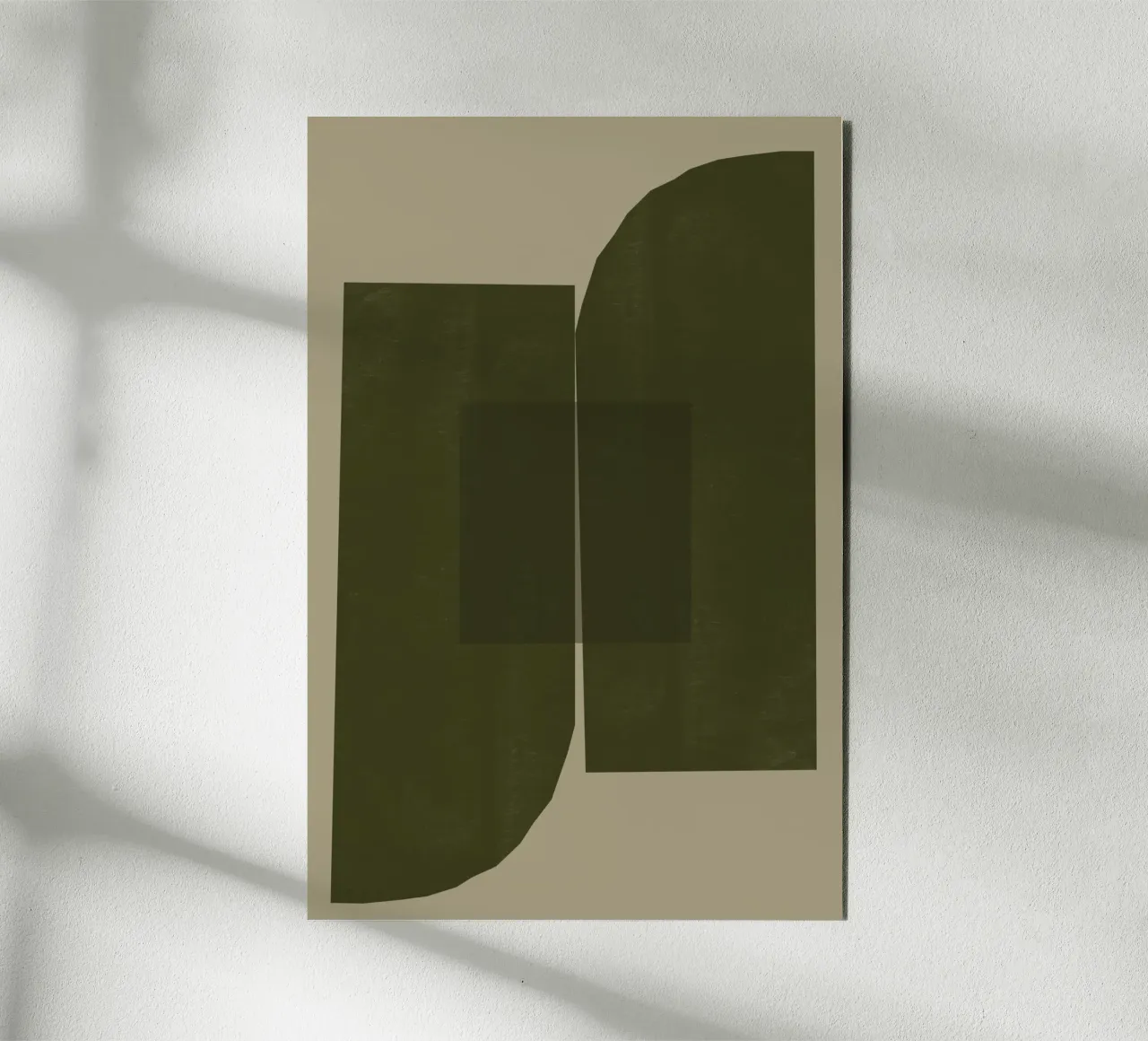 Forme geometriche scure di MIUUS STUDIO alluminio dibond da Pictufy Winter Warmth