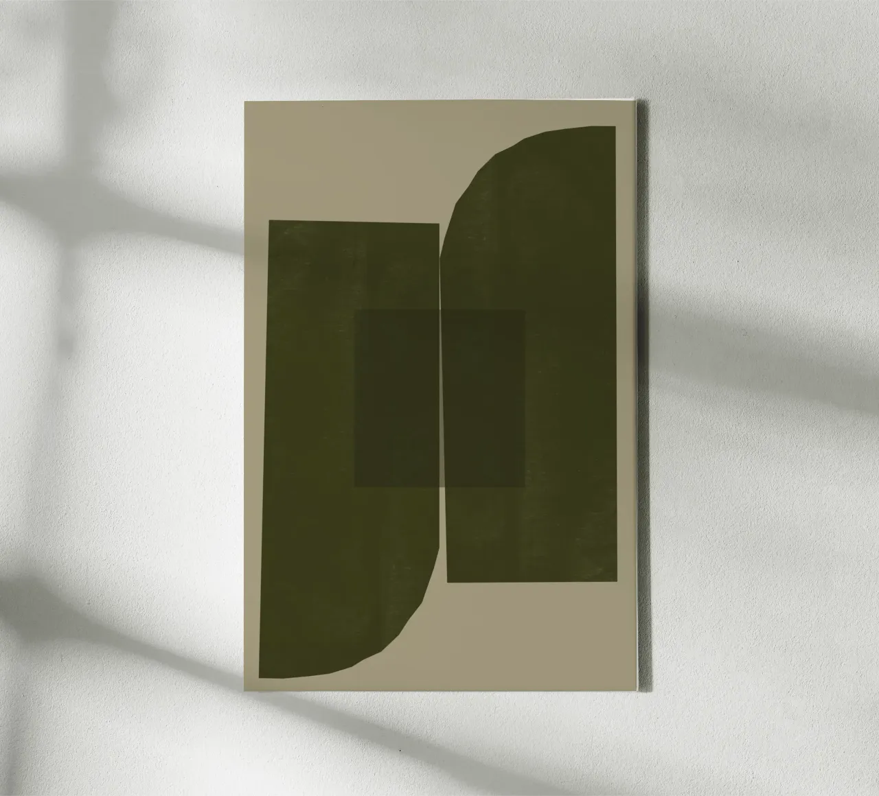 Forme geometriche scure di MIUUS STUDIO tela da Pictufy Winter Warmth