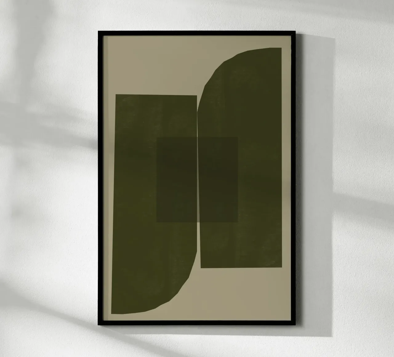 Forme geometriche scure di MIUUS STUDIO poster da Pictufy Winter Warmth