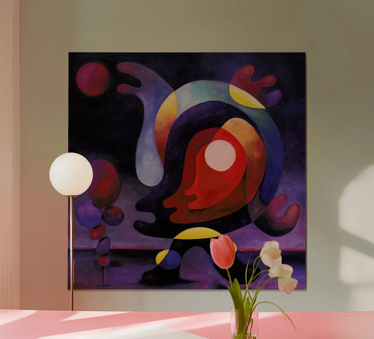 Bis Repetita poster con telaio in plastica da Antony Squizzato