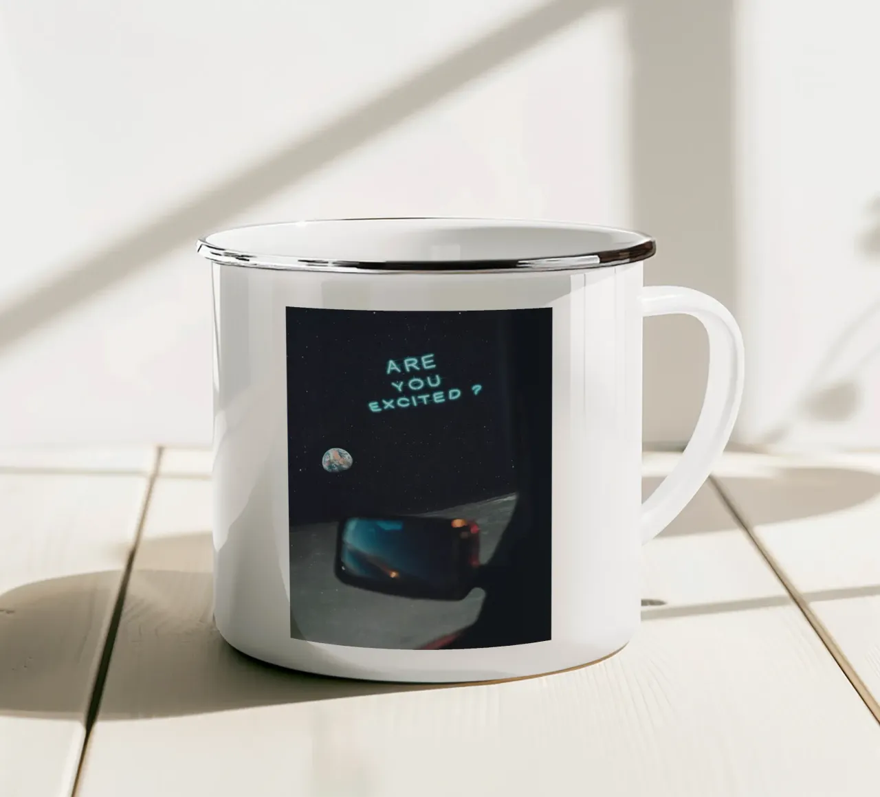 Siete eccitati? tazza in smalto da Dapidoka