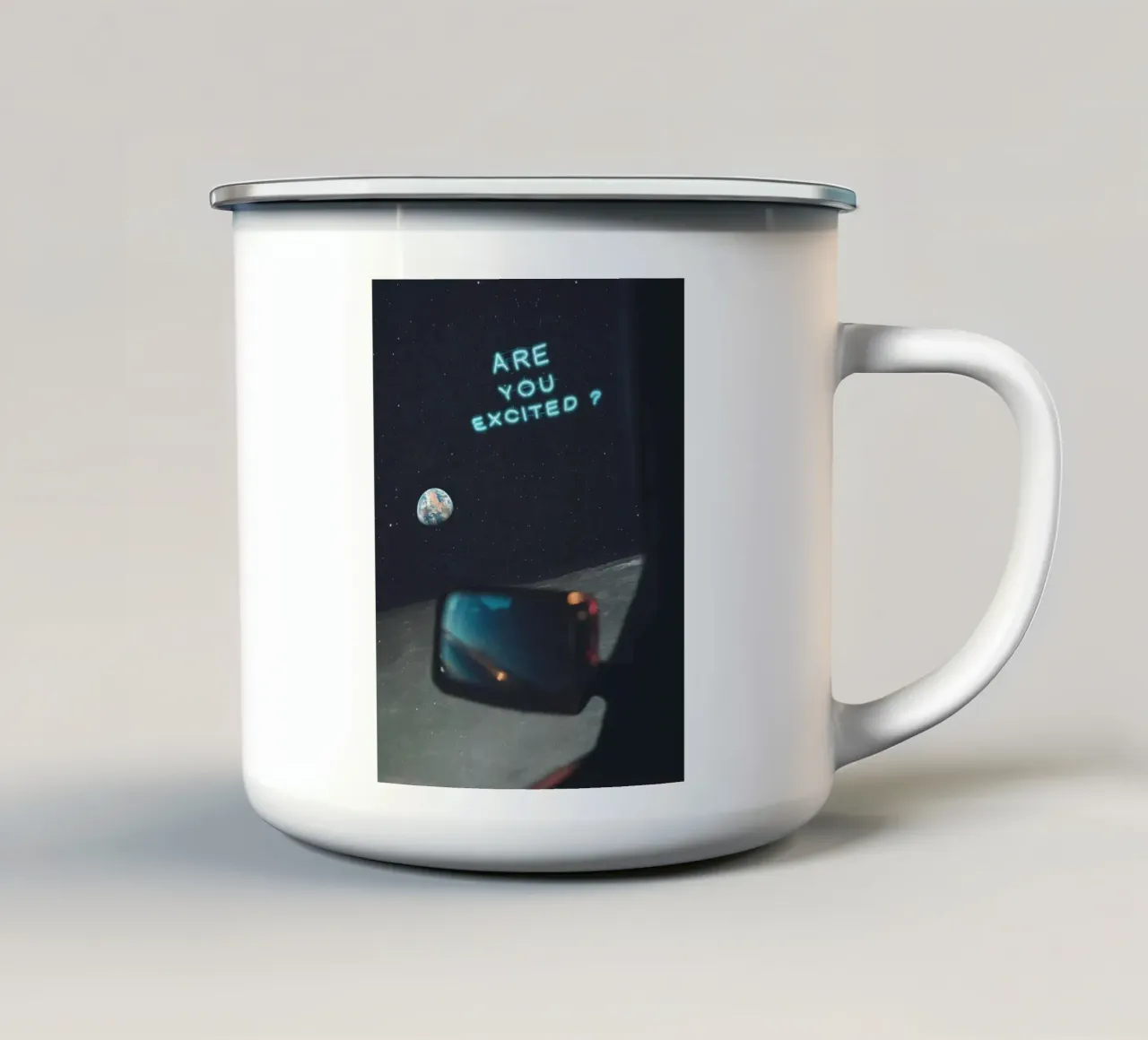 Siete eccitati? tazza in smalto da Dapidoka