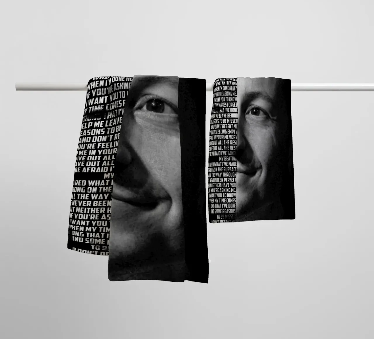 Leave Out All the Rest towel by Gunawan Rb