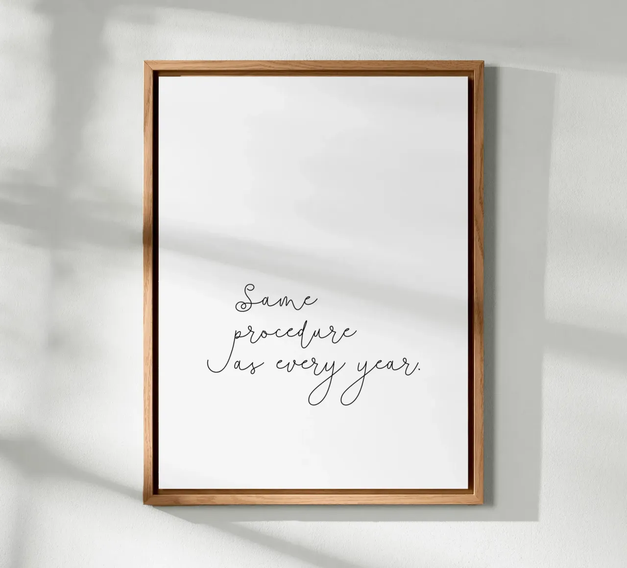 Same procedure as every year | Silvester | Neujahr | Xmas pannello forex da keinkonzept