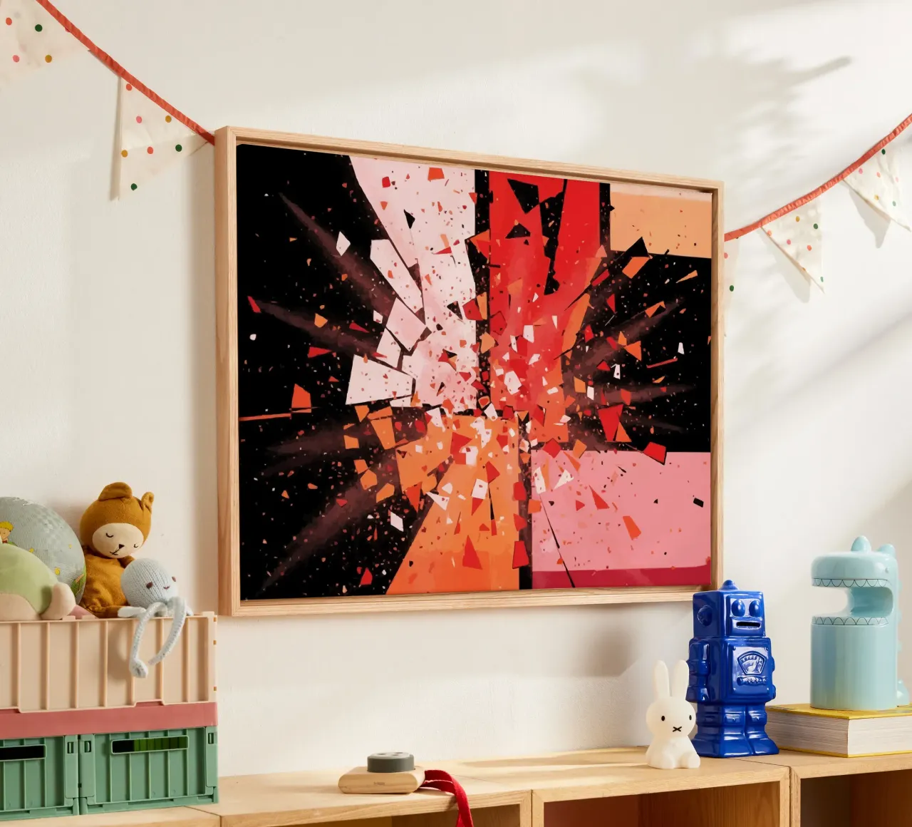 Explosion3 Acryl-Glas von artlodia-Peter Lorenz