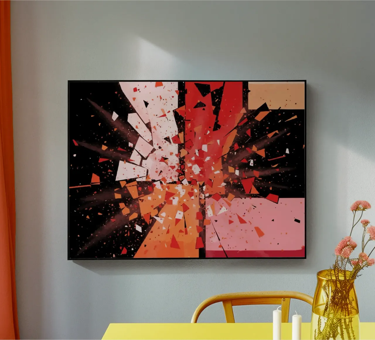 Explosion3 acryl van artlodia-Peter Lorenz
