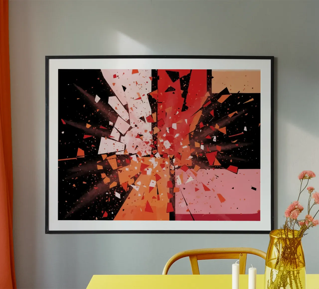 Explosion3 poster van artlodia-Peter Lorenz