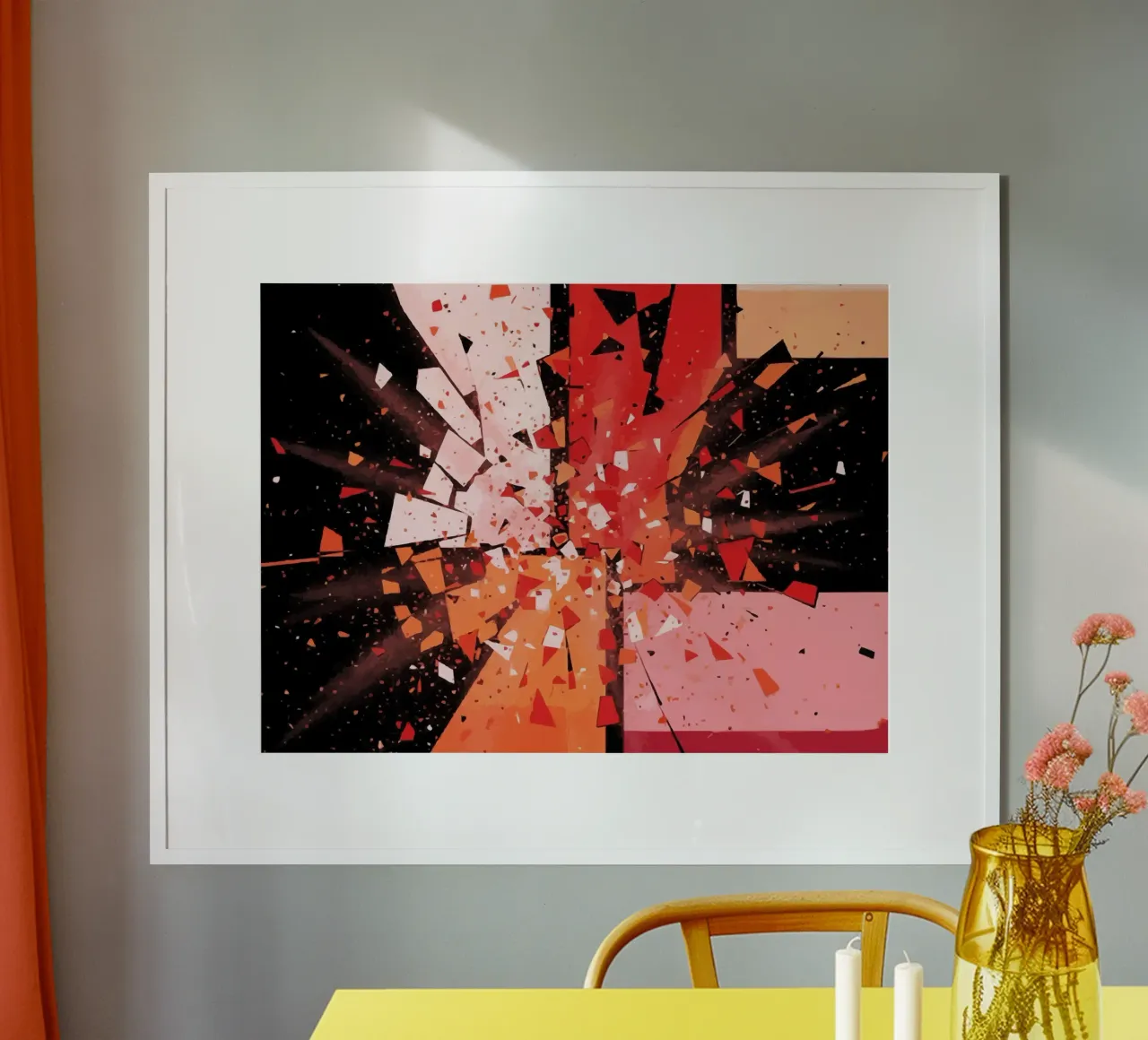 Explosion3 poster van artlodia-Peter Lorenz