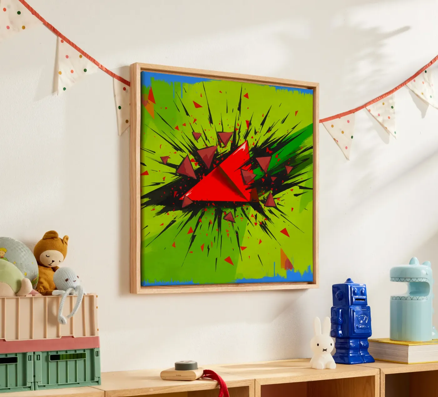 Explosion9 canvas by artlodia-Peter Lorenz