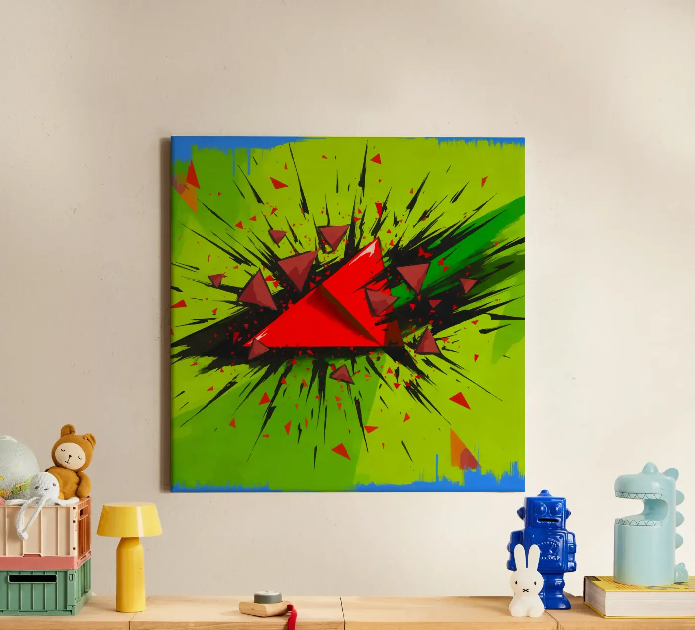 Explosion9 canvas by artlodia-Peter Lorenz