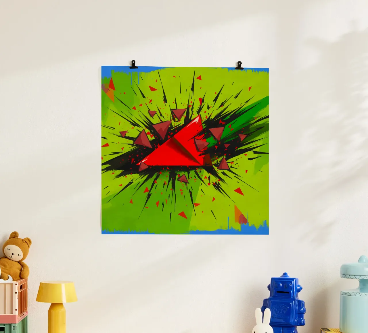 Explosion9 Poster von artlodia-Peter Lorenz