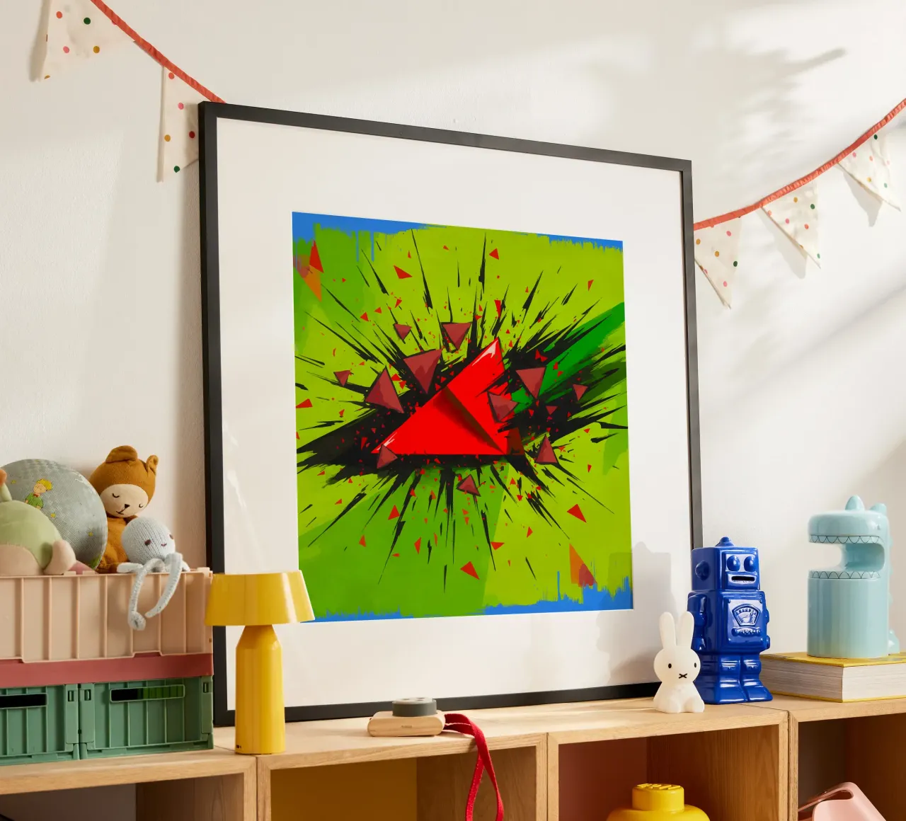 Explosion9 Poster von artlodia-Peter Lorenz