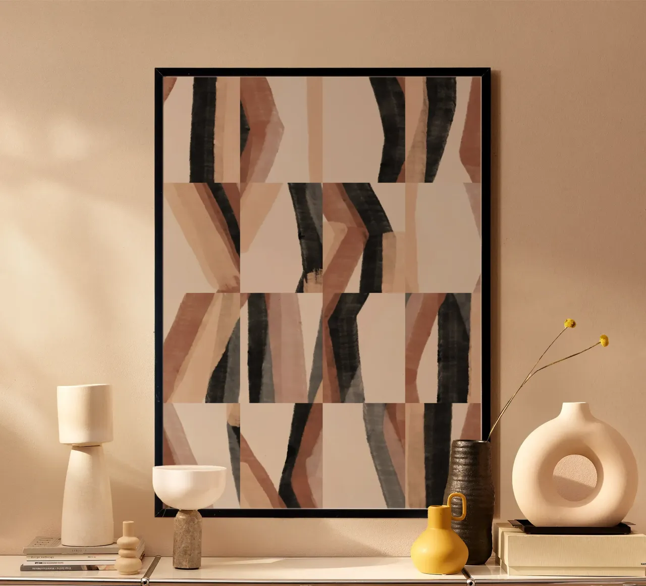 Flusso geometrico poster da Pictufy Winter Warmth