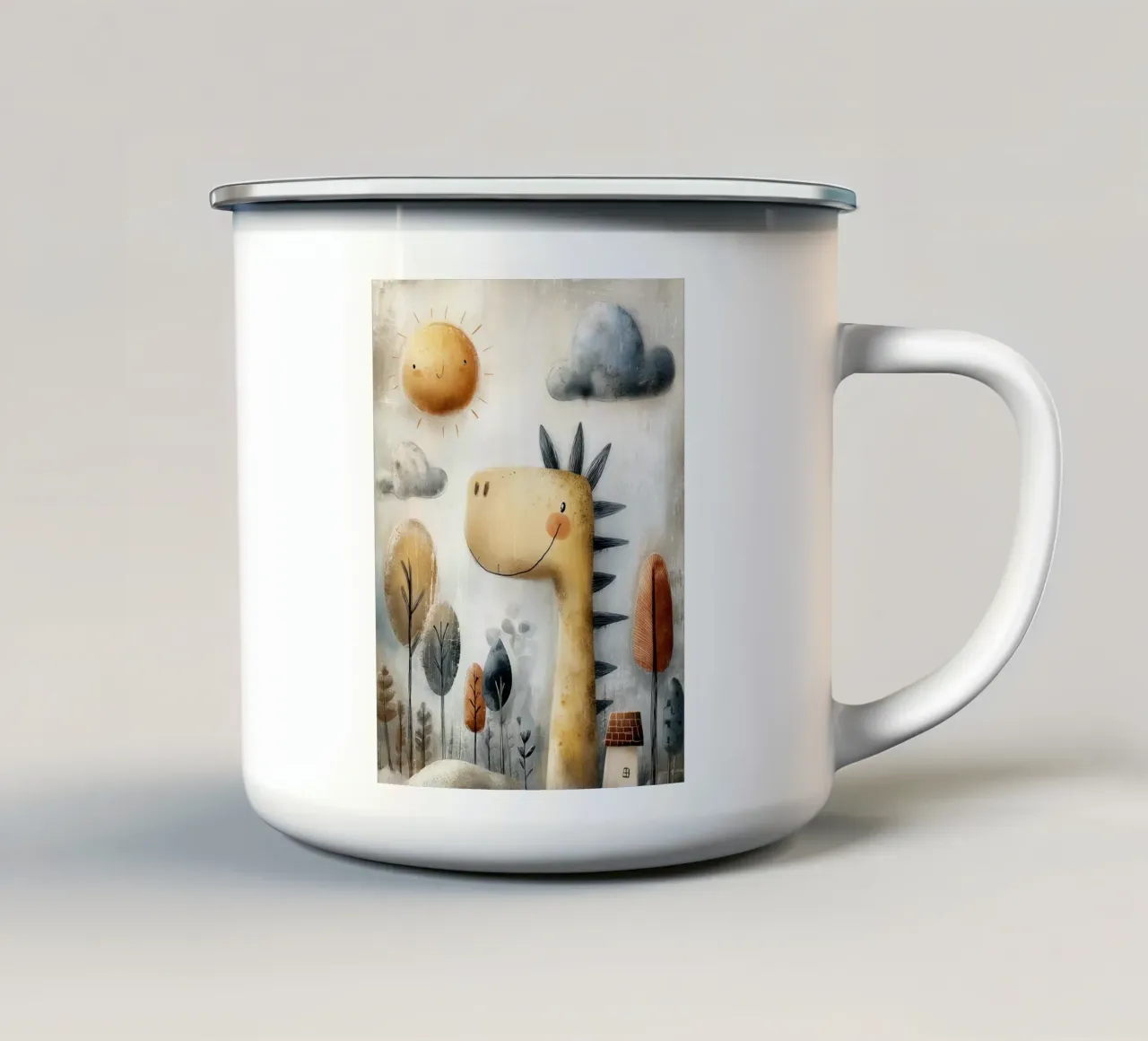 Dino IV tazza in smalto da Kinderherz