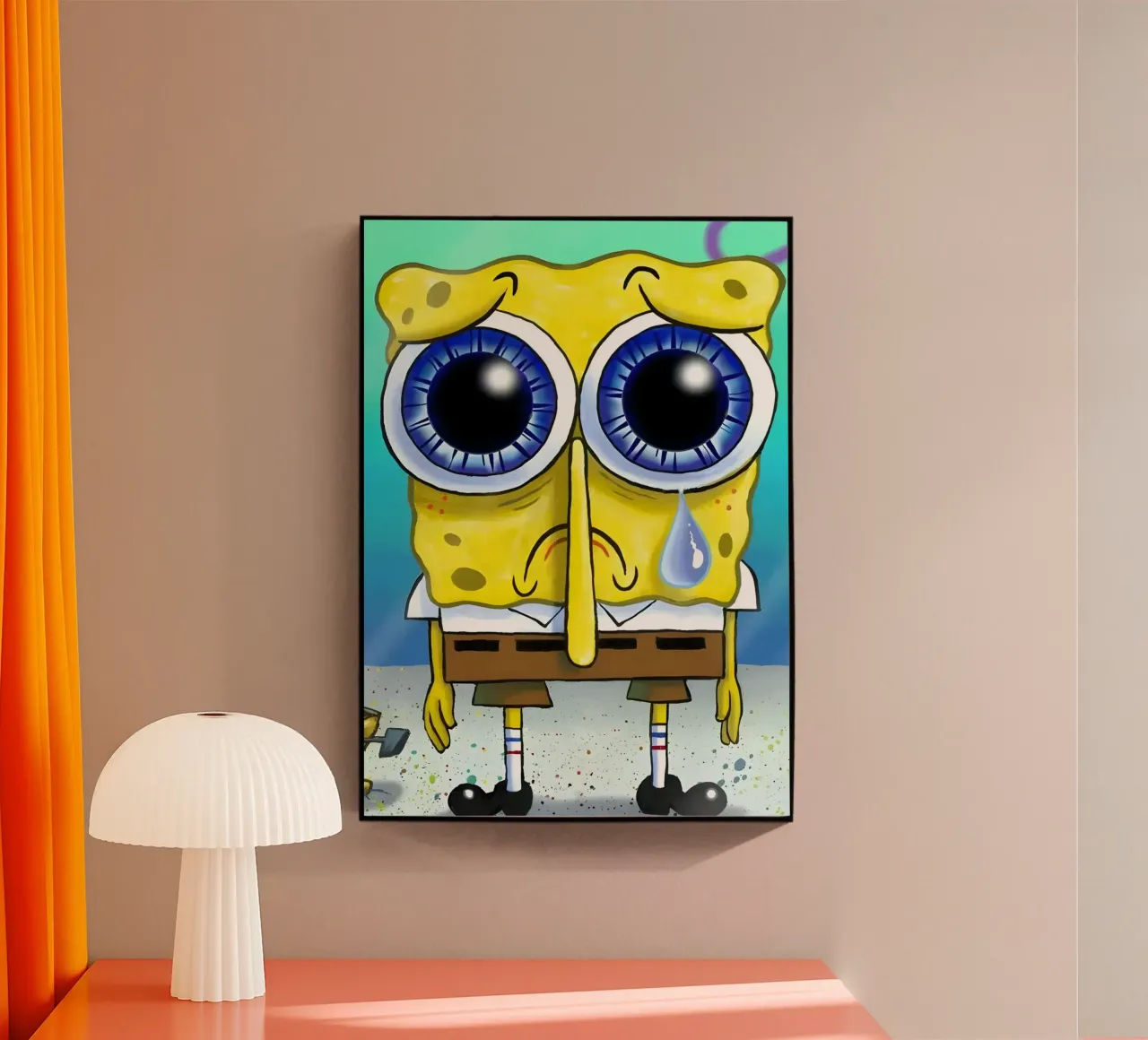 cute Sponge plexiglass da Funny Frame Factory