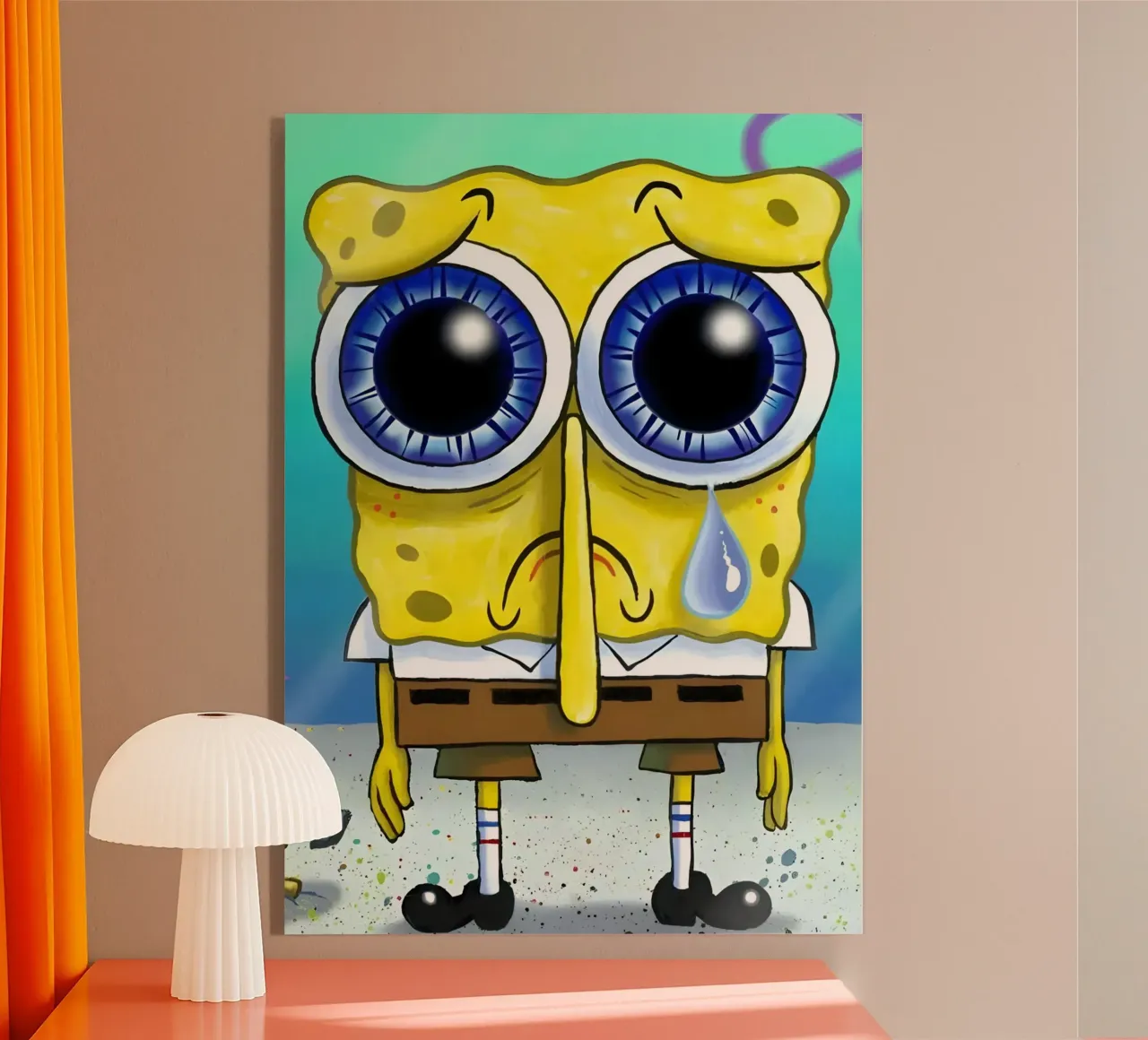 cute Sponge plexiglass da Funny Frame Factory