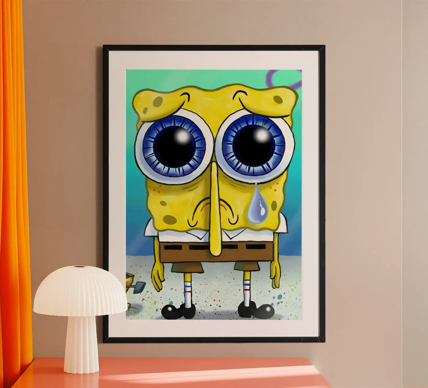 cute Sponge poster de Funny Frame Factory