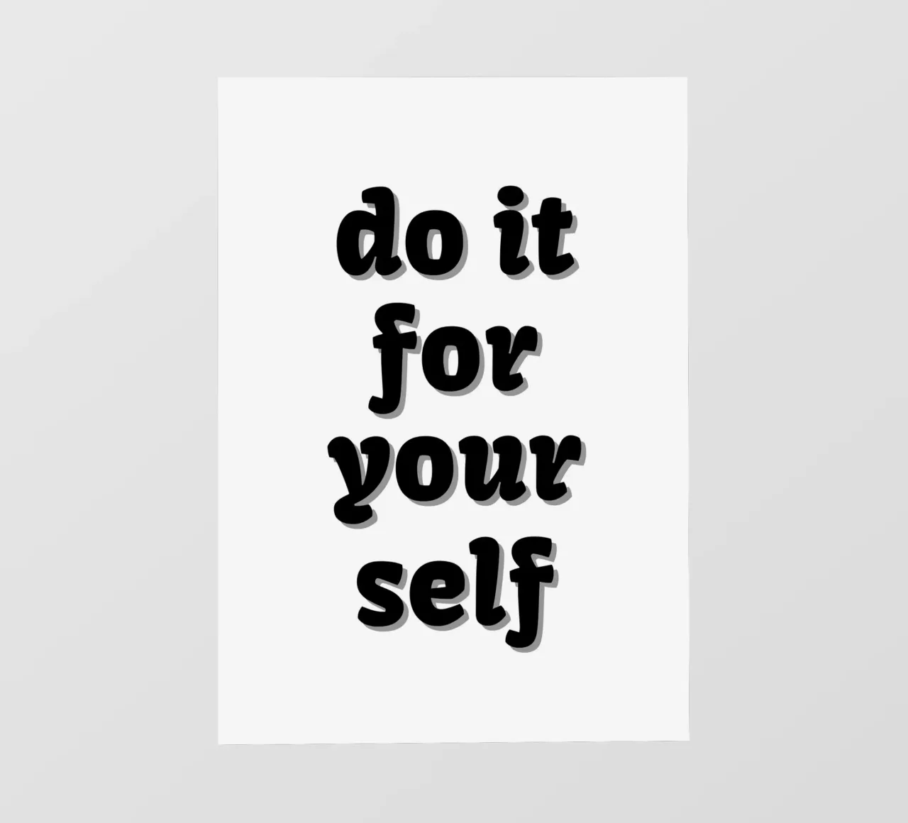 Do it for yourself pellicola backlit da Quotes on walls