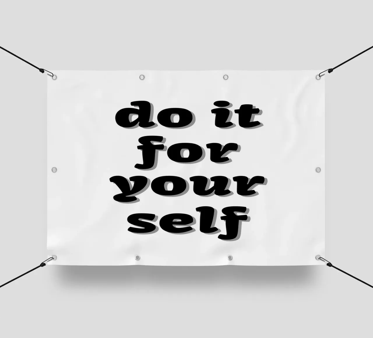 Do it for yourself telo in pvc da Quotes on walls