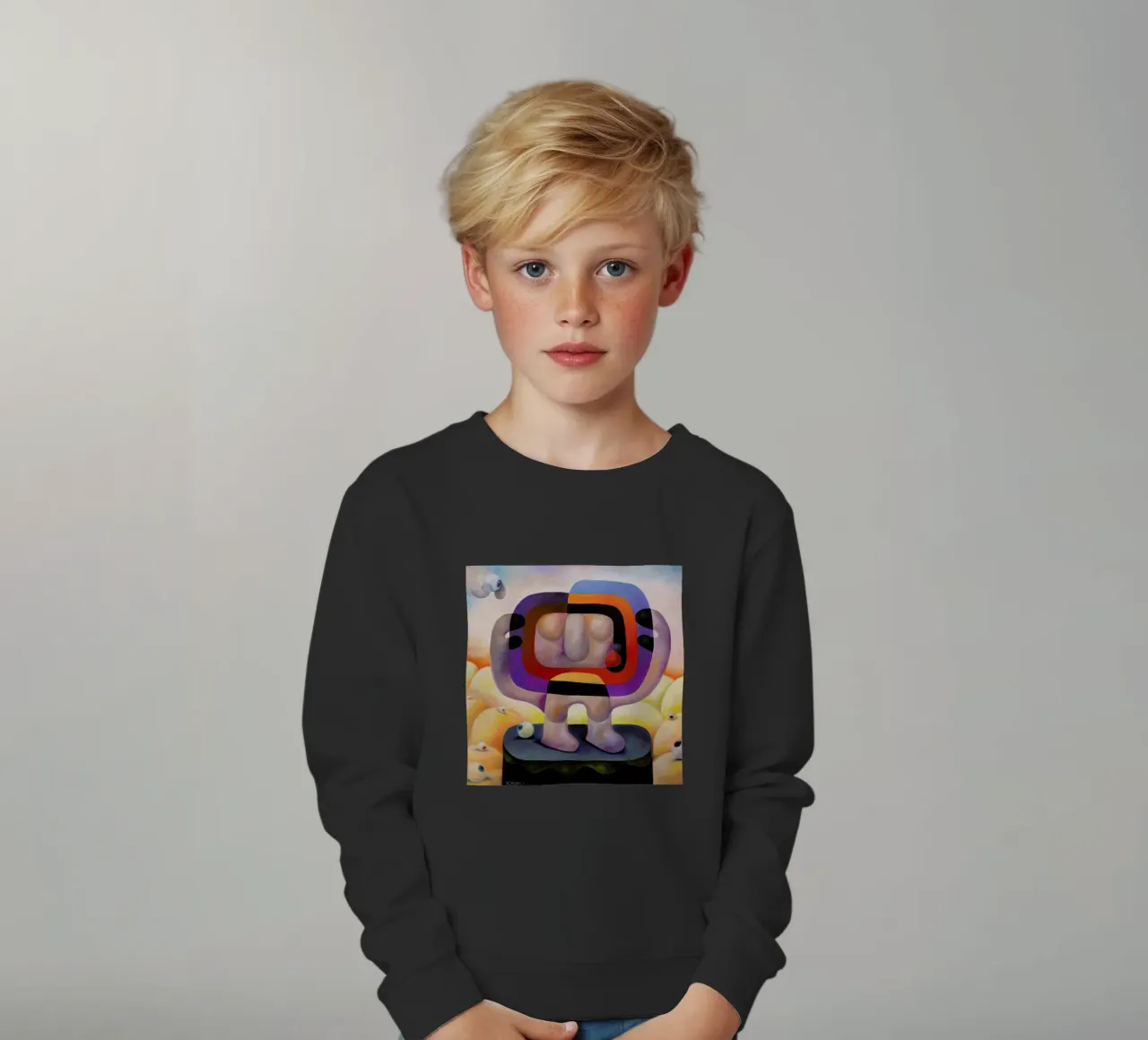 Ecran Total felpa bambino da Antony Squizzato