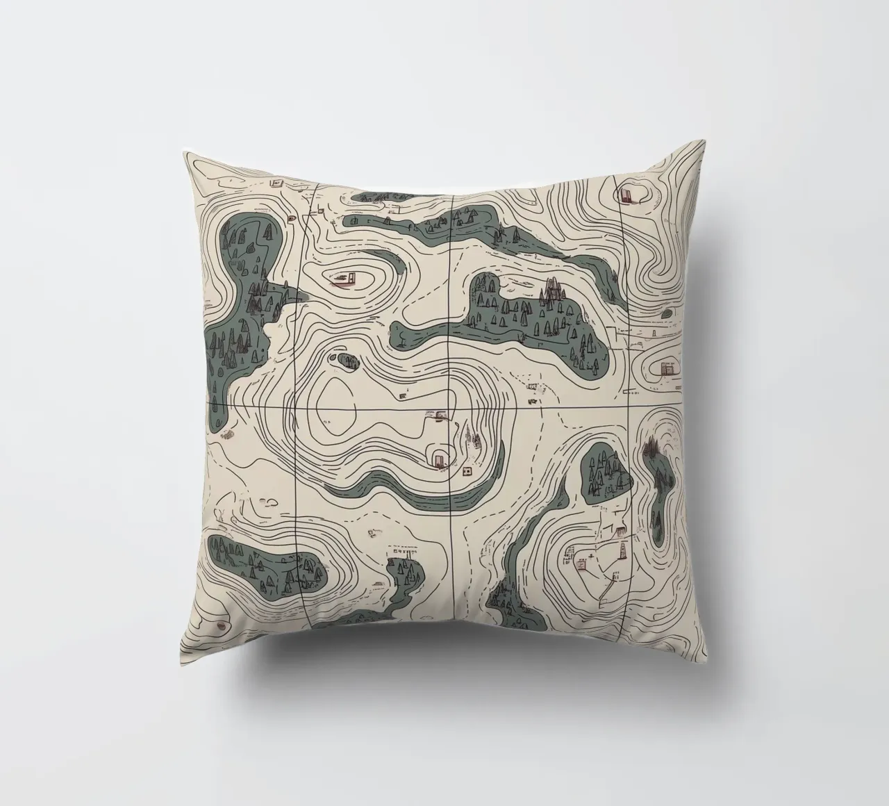 Topographic Wilderness cuscino da Wanderlet