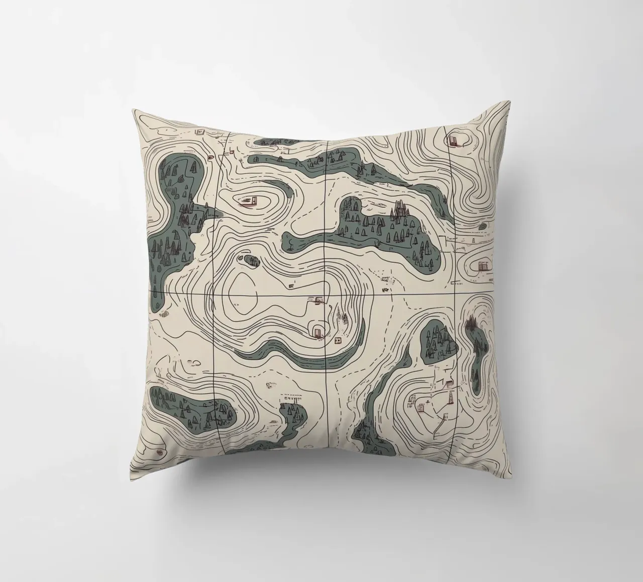 Topographic Wilderness cuscino da Wanderlet