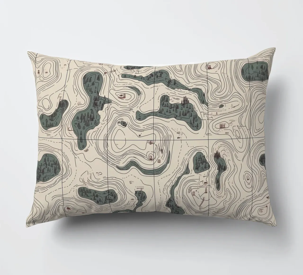 Topographic Wilderness cuscino da Wanderlet