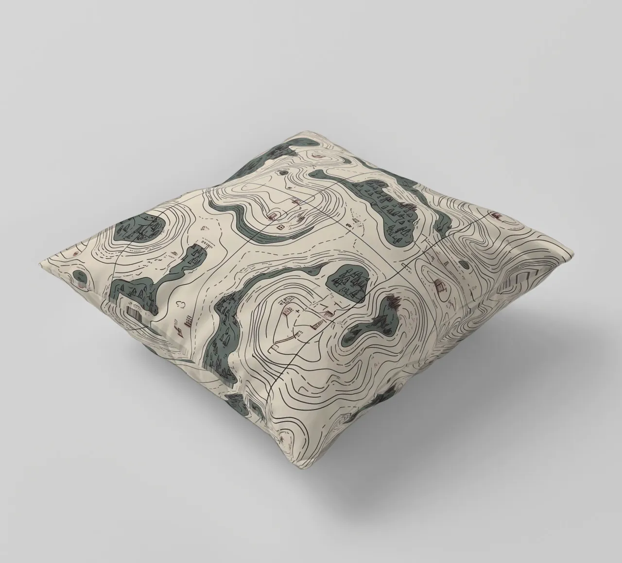 Topographic Wilderness cuscino da Wanderlet