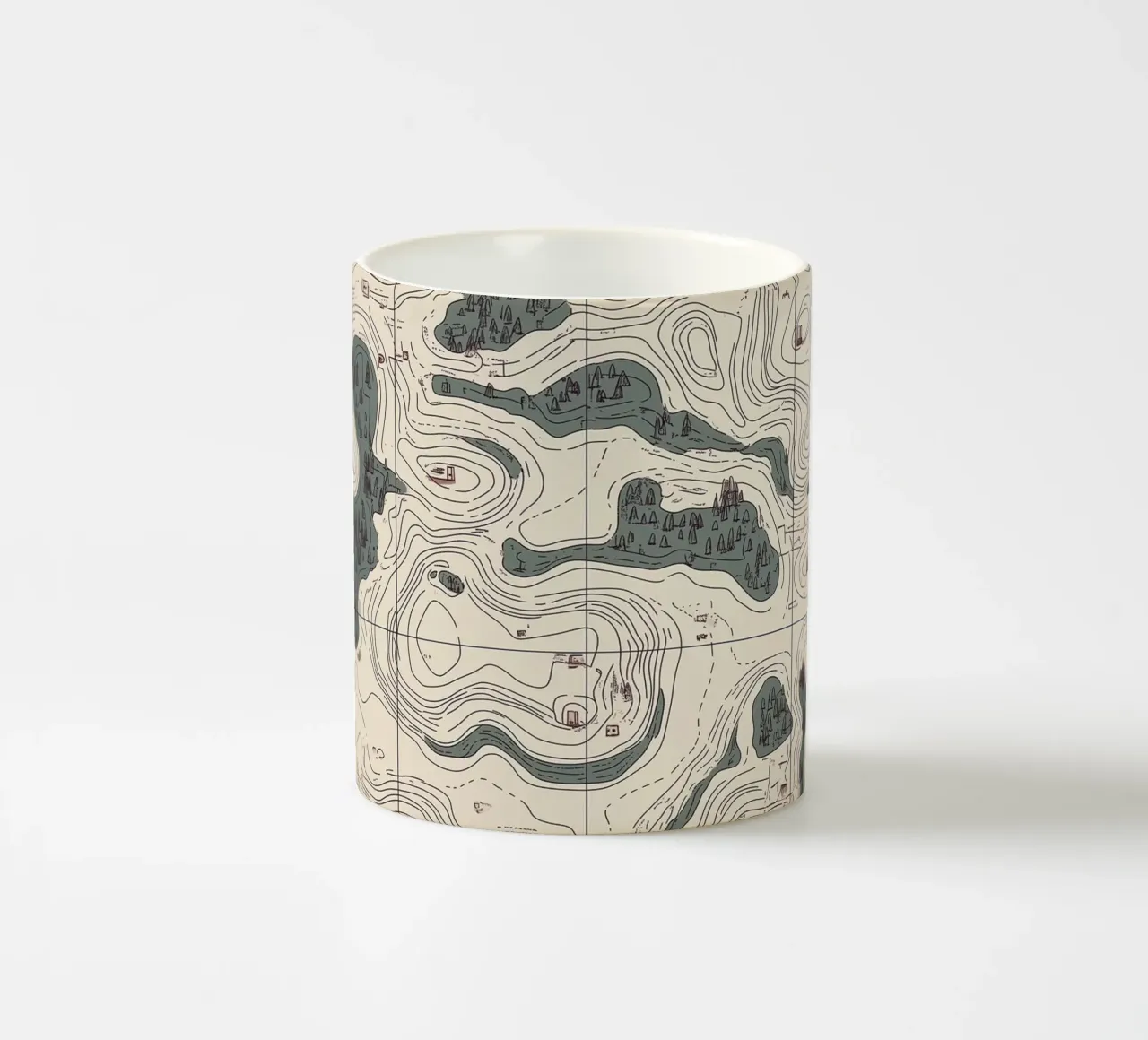 Topographic Wilderness tazza in ceramica da Wanderlet