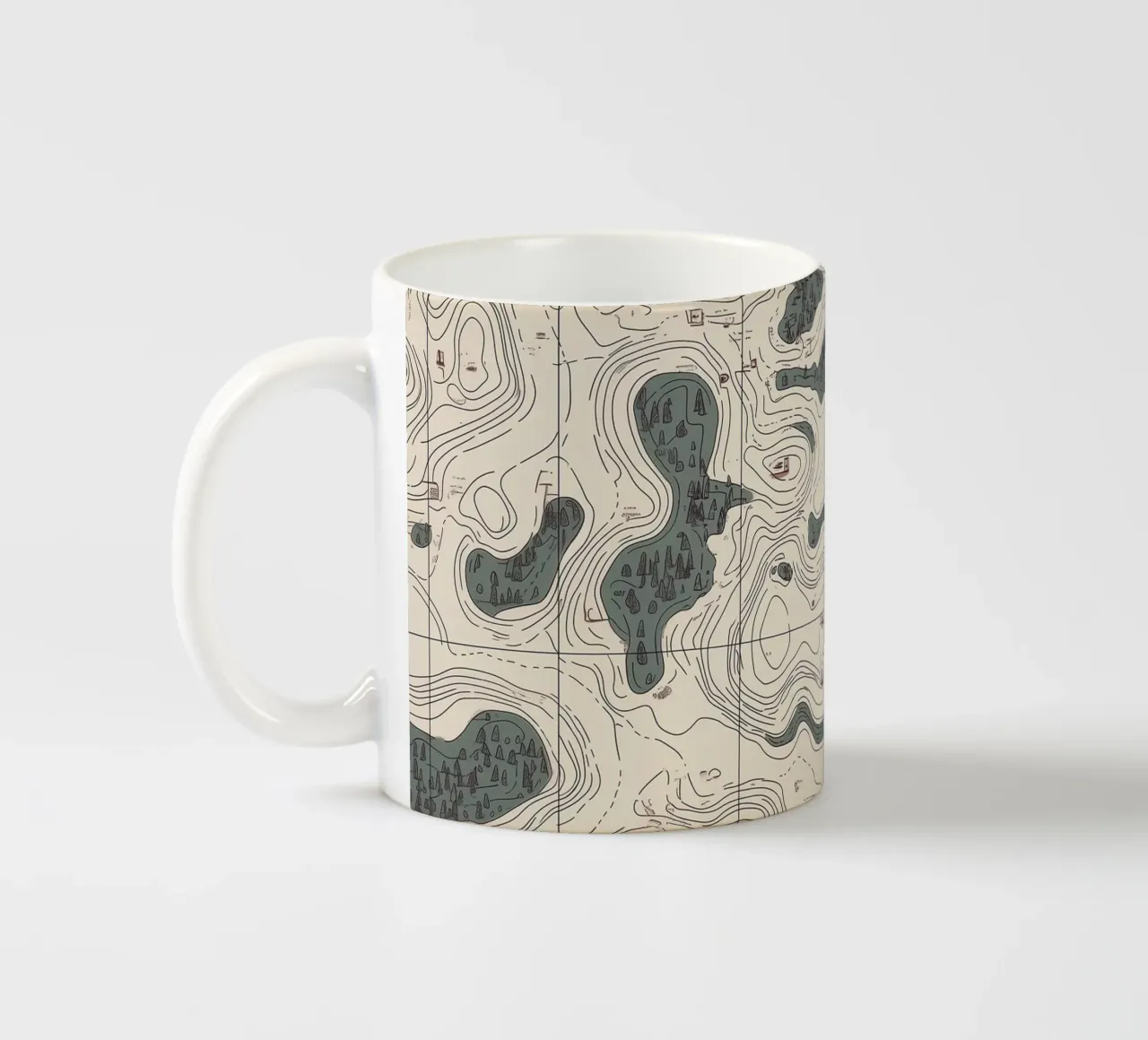Topographic Wilderness tazza in ceramica da Wanderlet