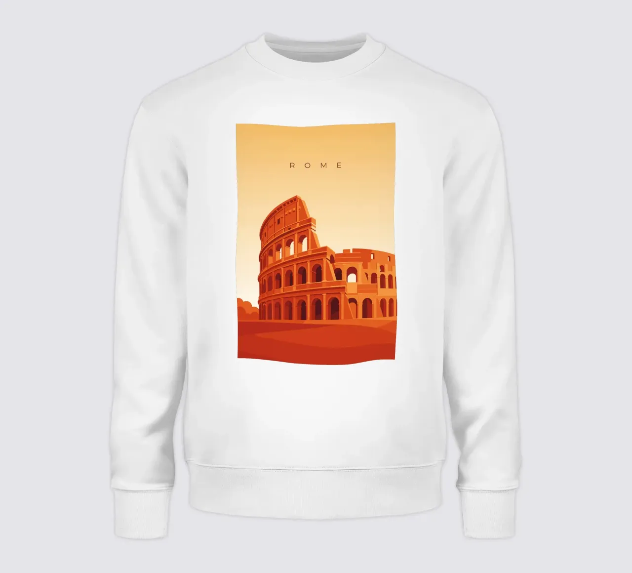 Rome - Colosseum felpa da minimalist designs