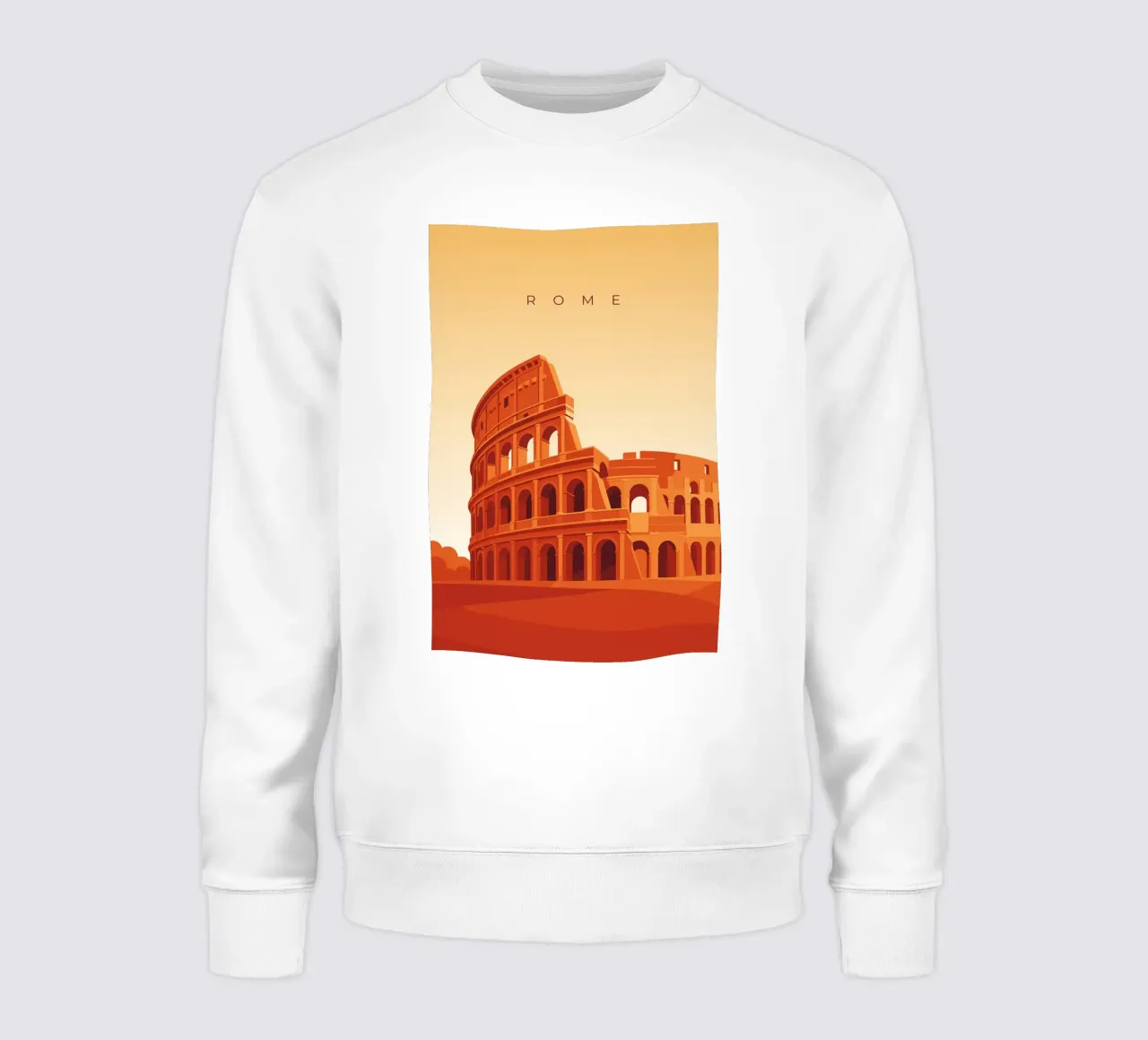 Rome - Colosseum felpa da minimalist designs