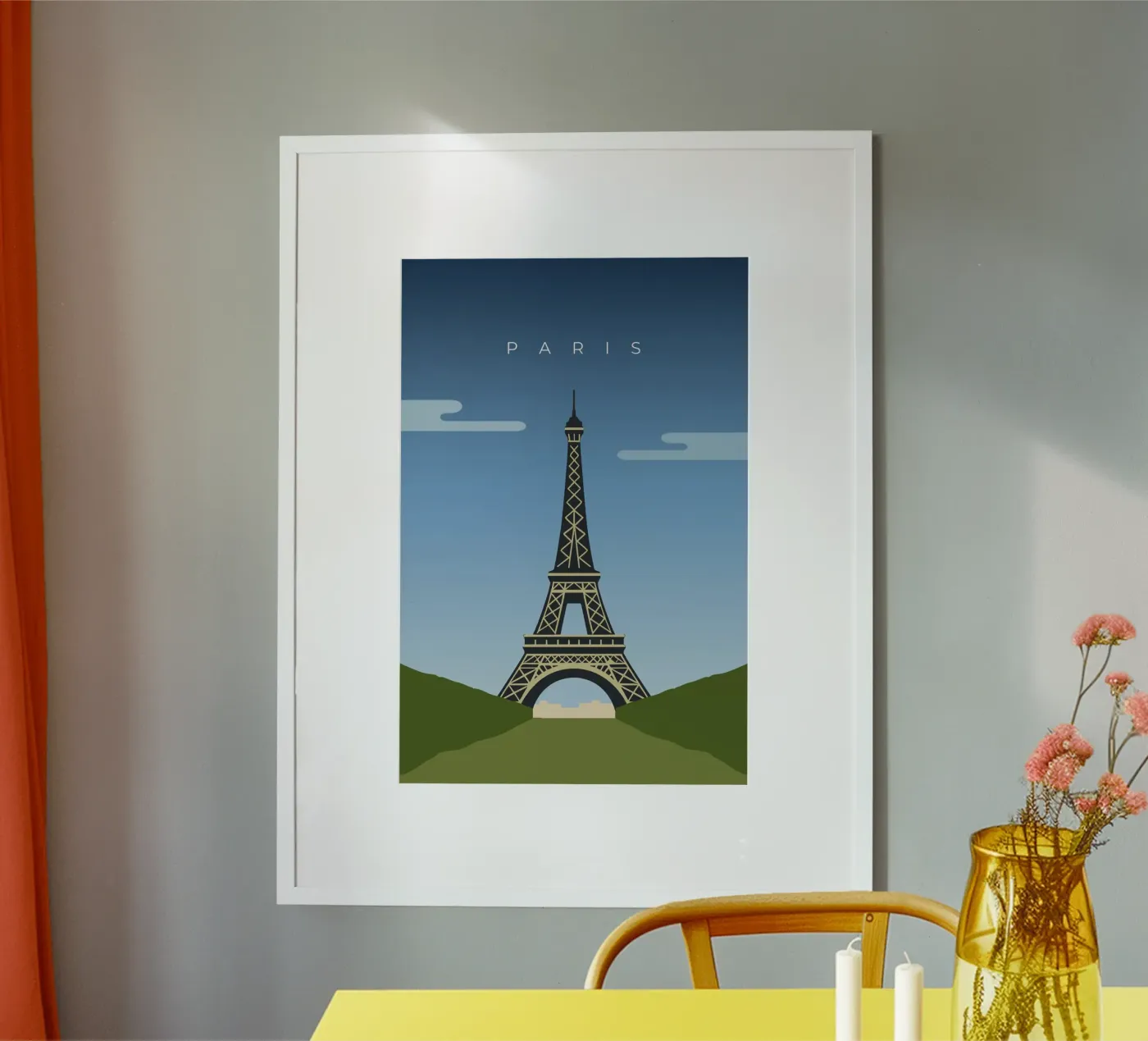 Paris Poster von minimalist designs