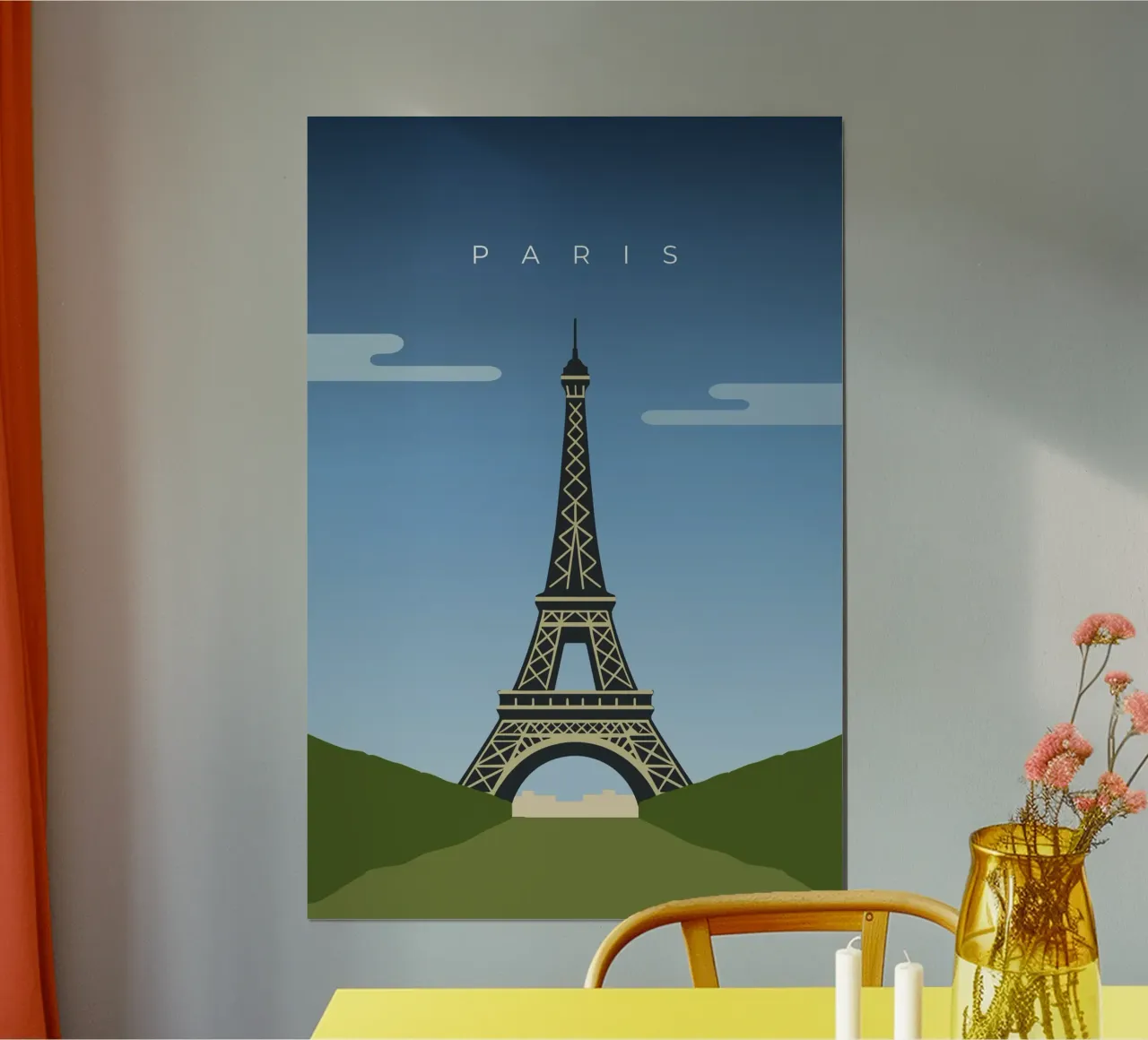 Paris poster da minimalist designs