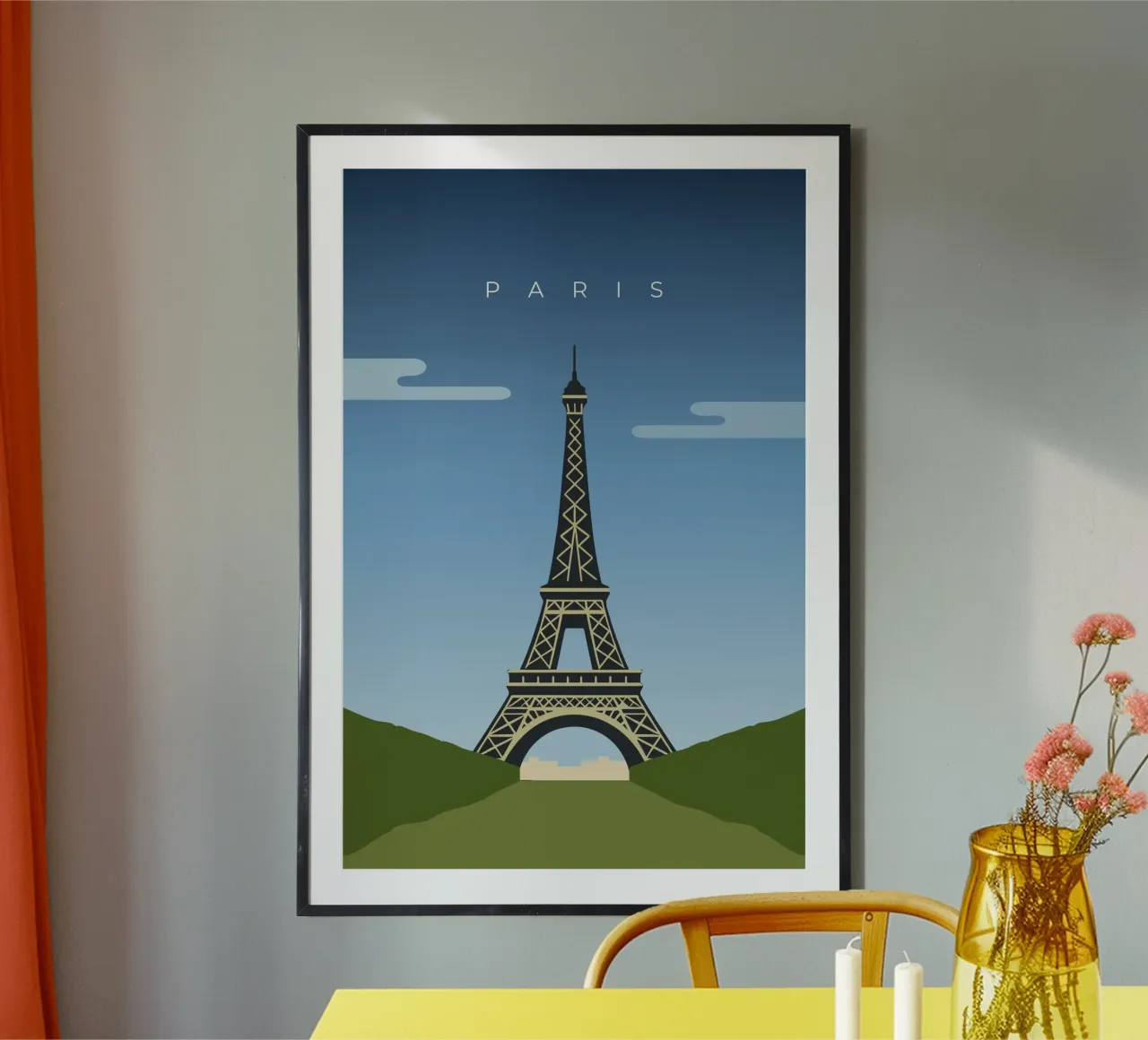 Paris poster da minimalist designs
