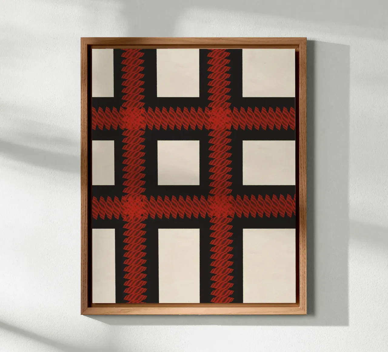 Controlli da parte di Deepthi s alluminio dibond con Cornice Artbox da Pictufy Winter Warmth