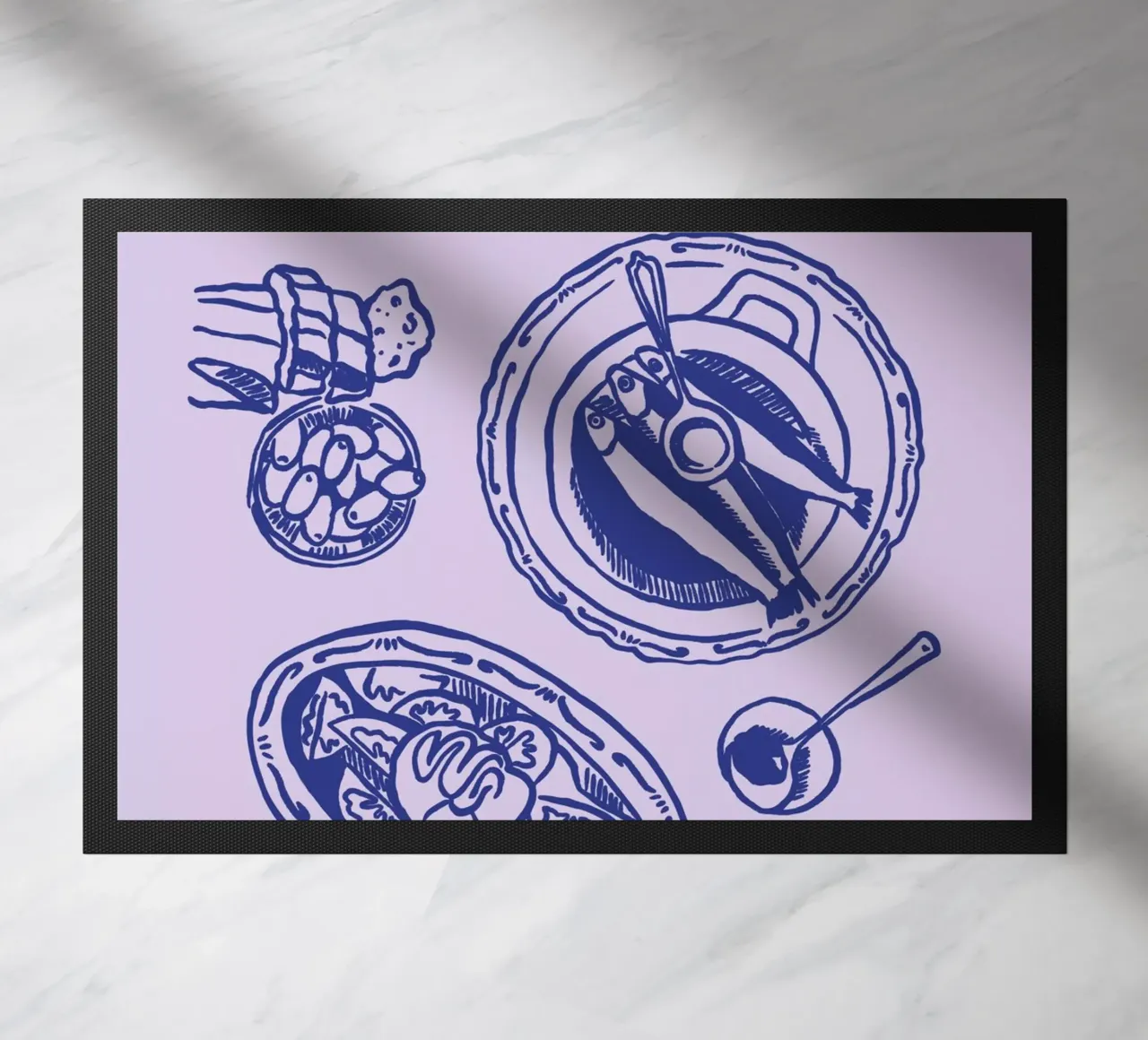 Boho Food 11 Dinner Party zerbino da Boho Print Collection