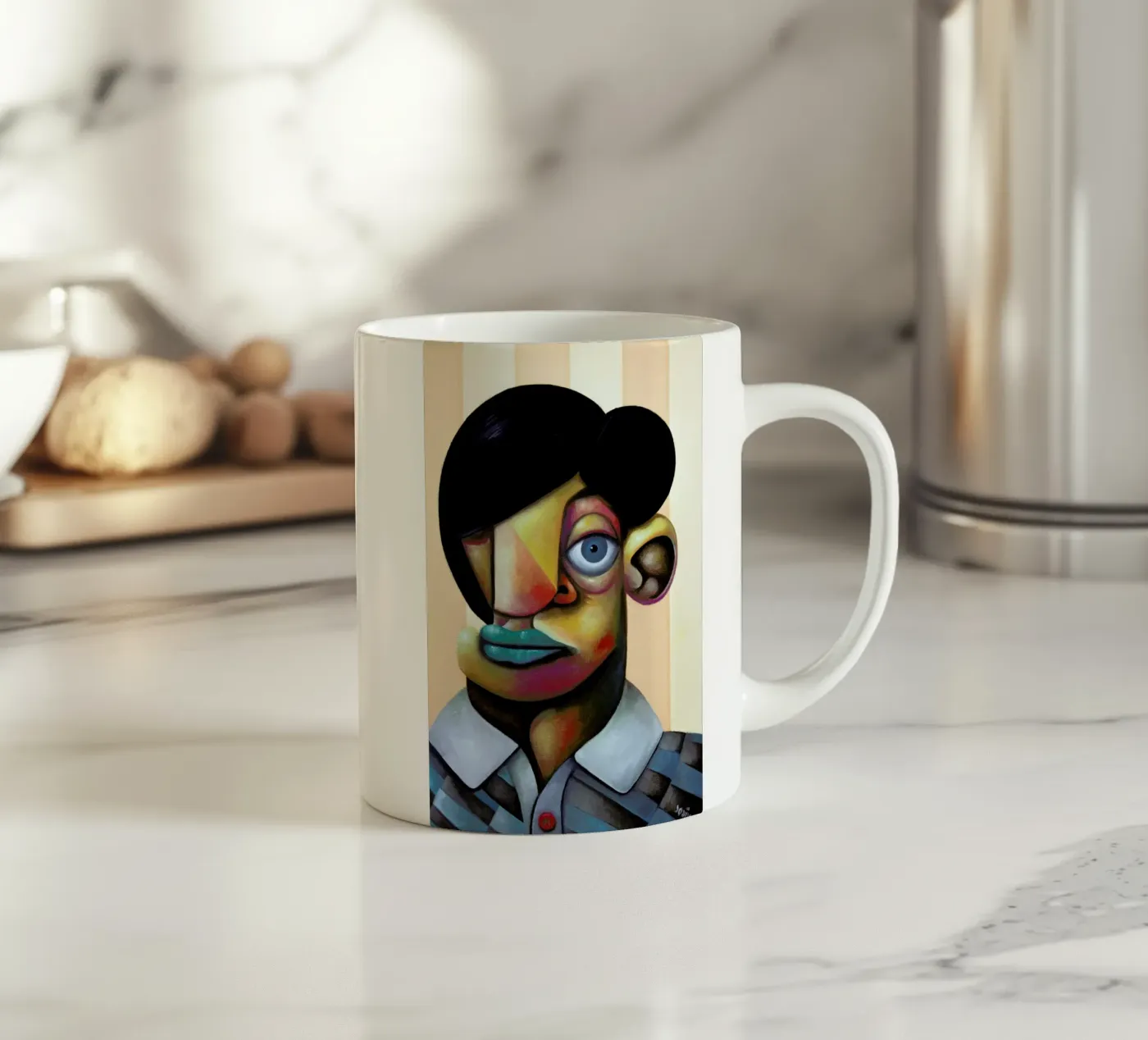 Antonio ceramic mug by Antony Squizzato