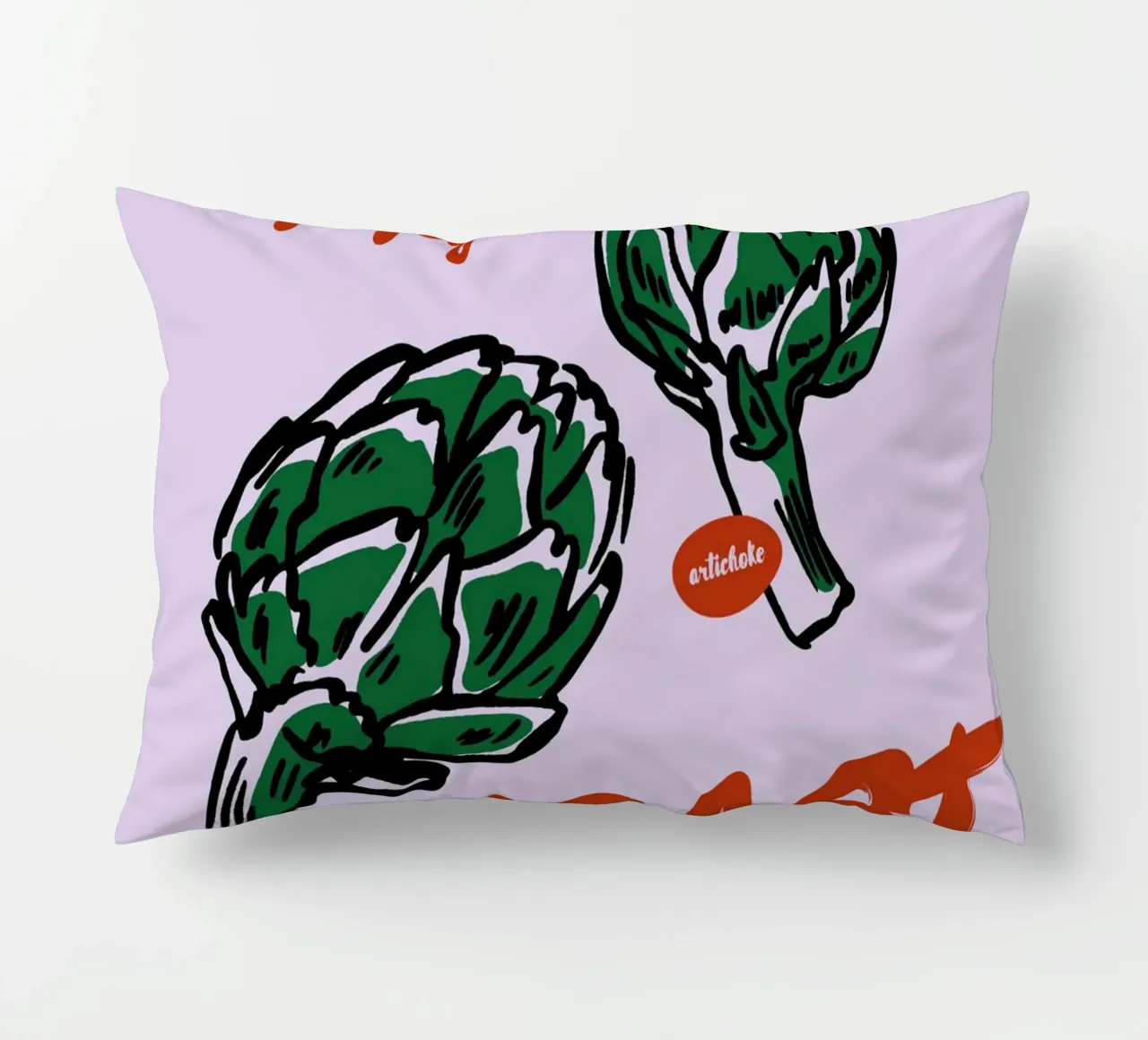 Boho Food 11 My Heart cuscino da Boho Print Collection