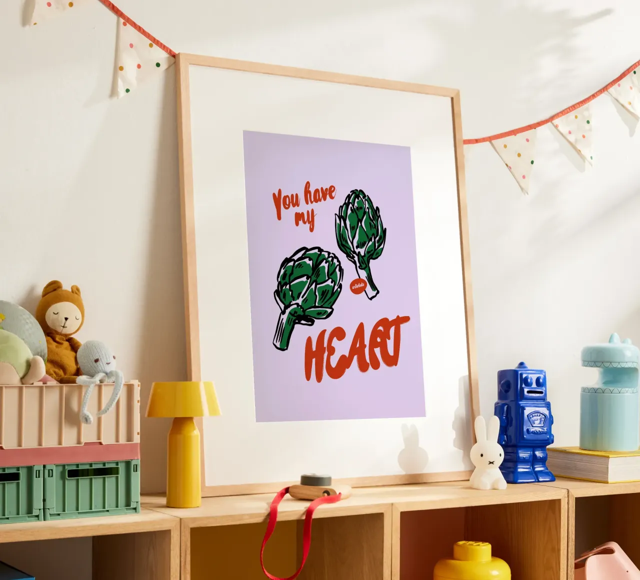 Boho Food 11 My Heart carta hahnemühle da Boho Print Collection