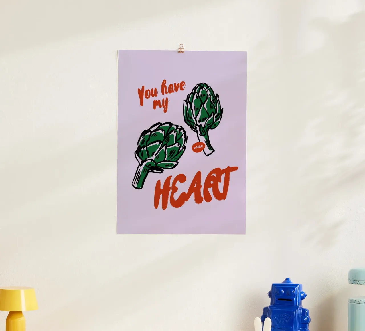 Boho Food 11 My Heart carta hahnemühle da Boho Print Collection