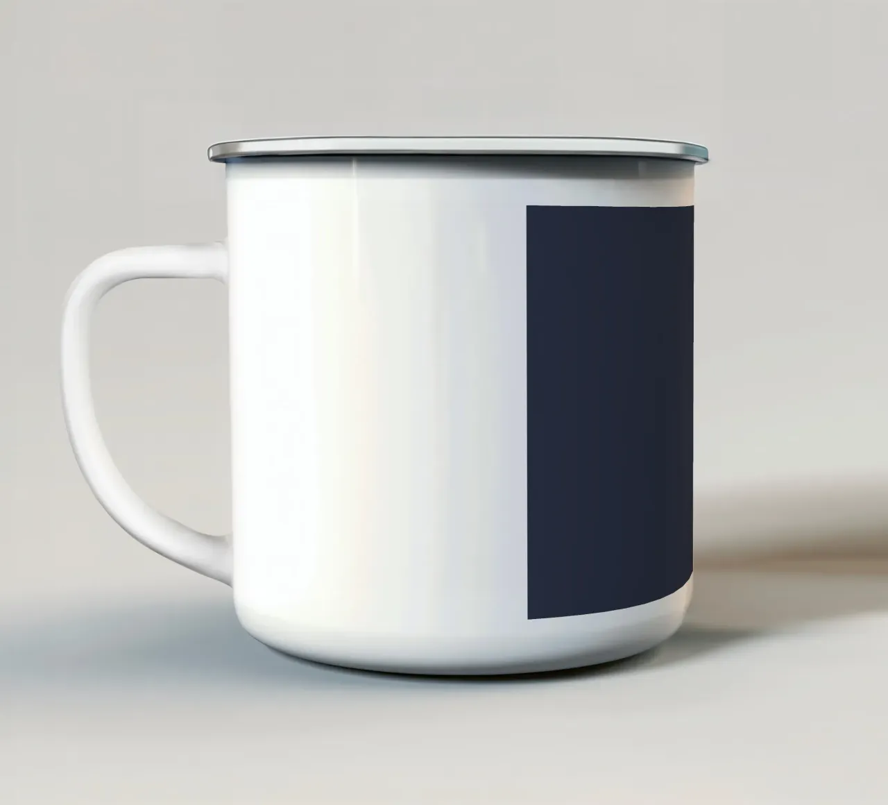 Gatto in una calza di Natale tazza in smalto da Winter Whispers