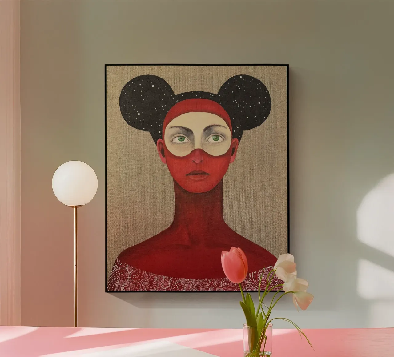 Kosmische dualiteit Door SAN STARLING acryl van Pictufy Winter Warmth