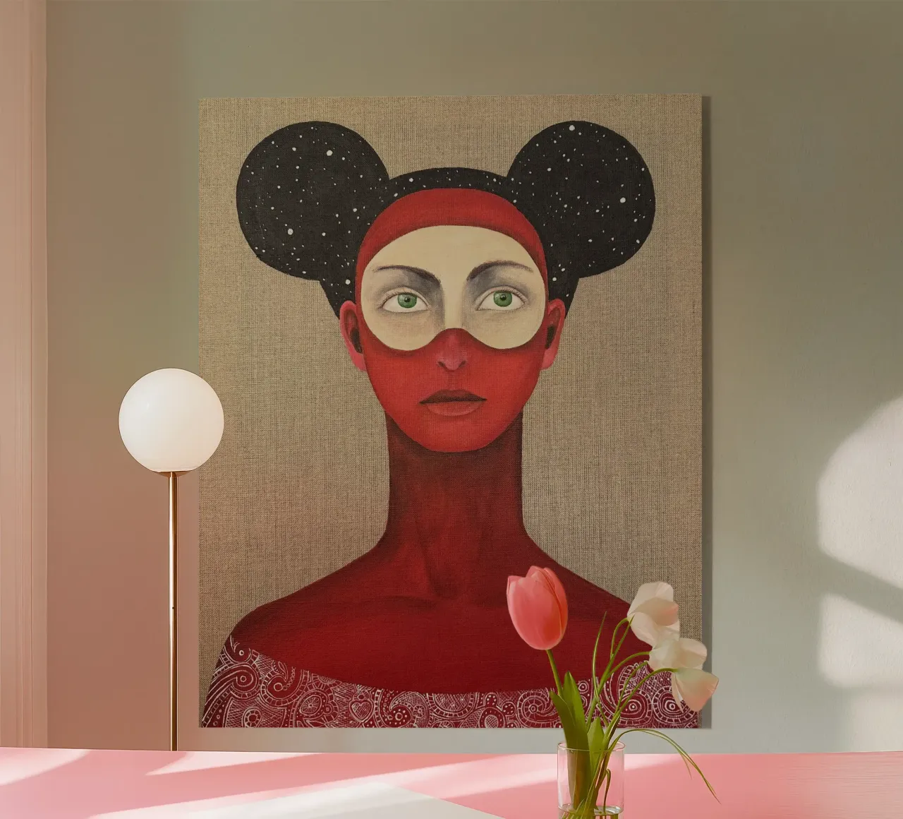 Kosmische dualiteit Door SAN STARLING acryl van Pictufy Winter Warmth