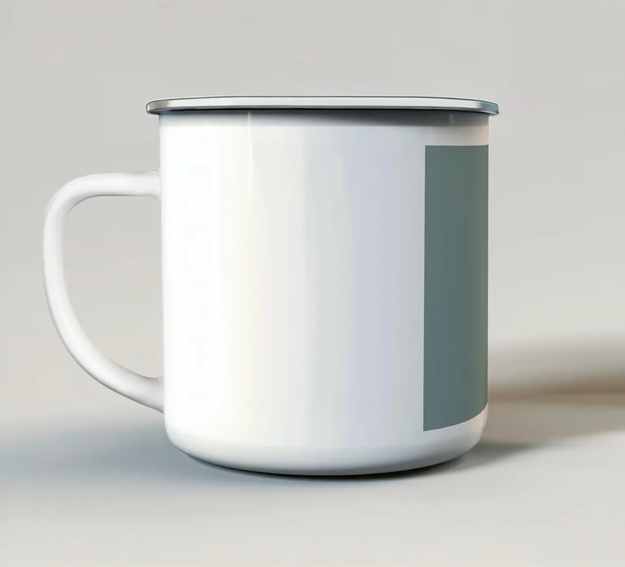 Volpe in una calza di Natale tazza in smalto da Winter Whispers